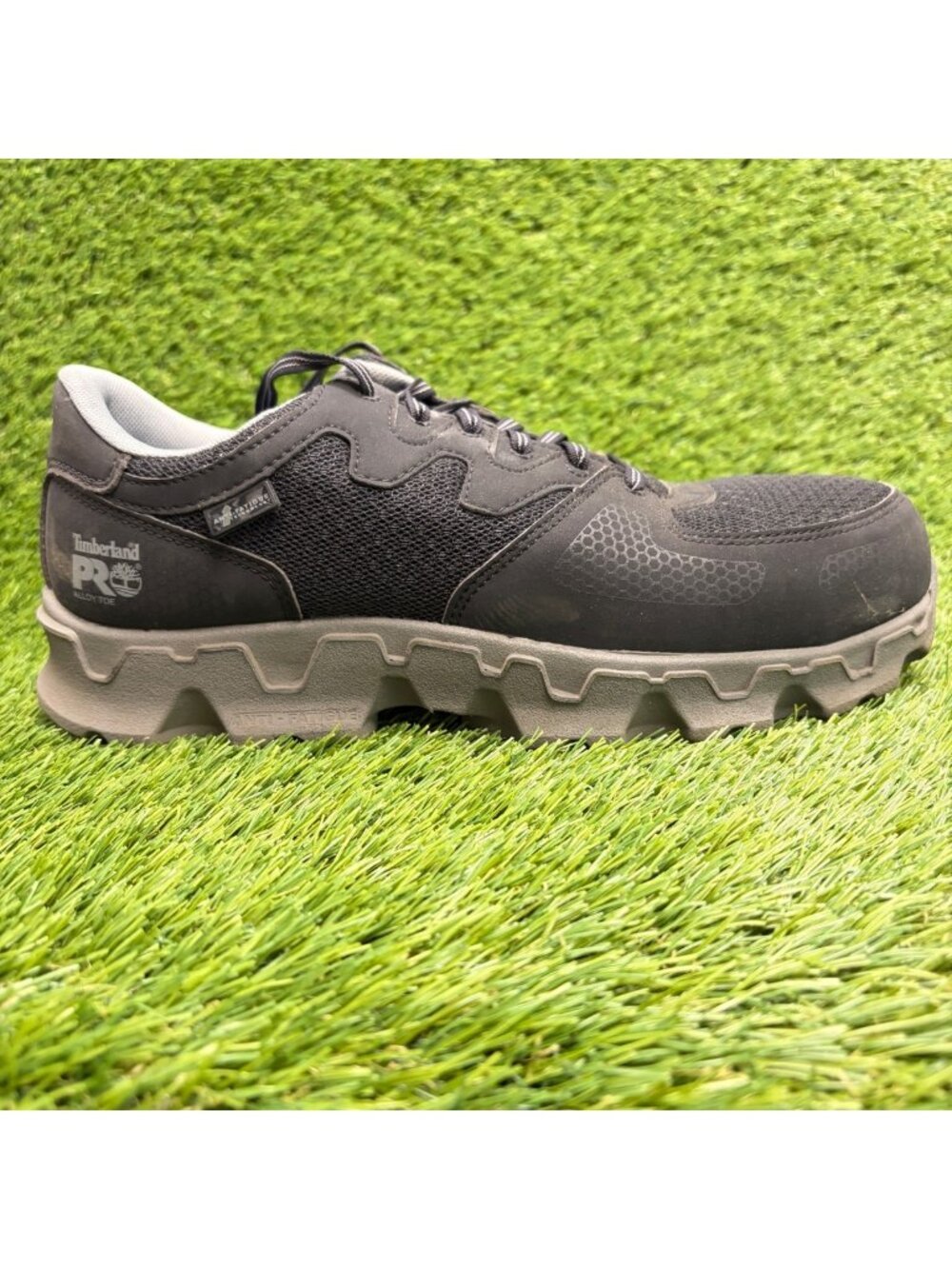 Timberland PRO Powertrain EV Mens Size 9.5 Black Composite Toe Safety Work Shoes
